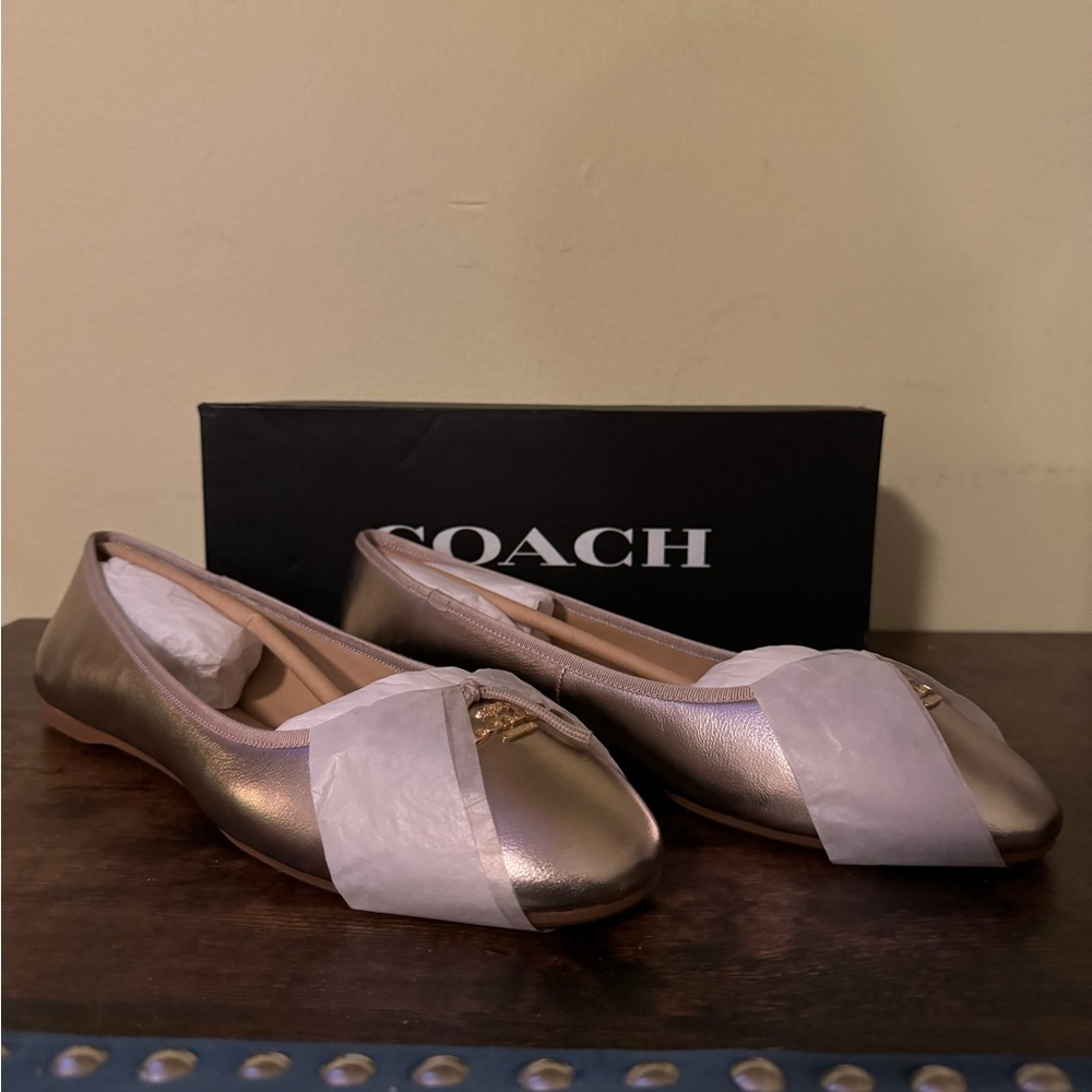 Coach - Alina Ballet Flats - Champagne- Size 11